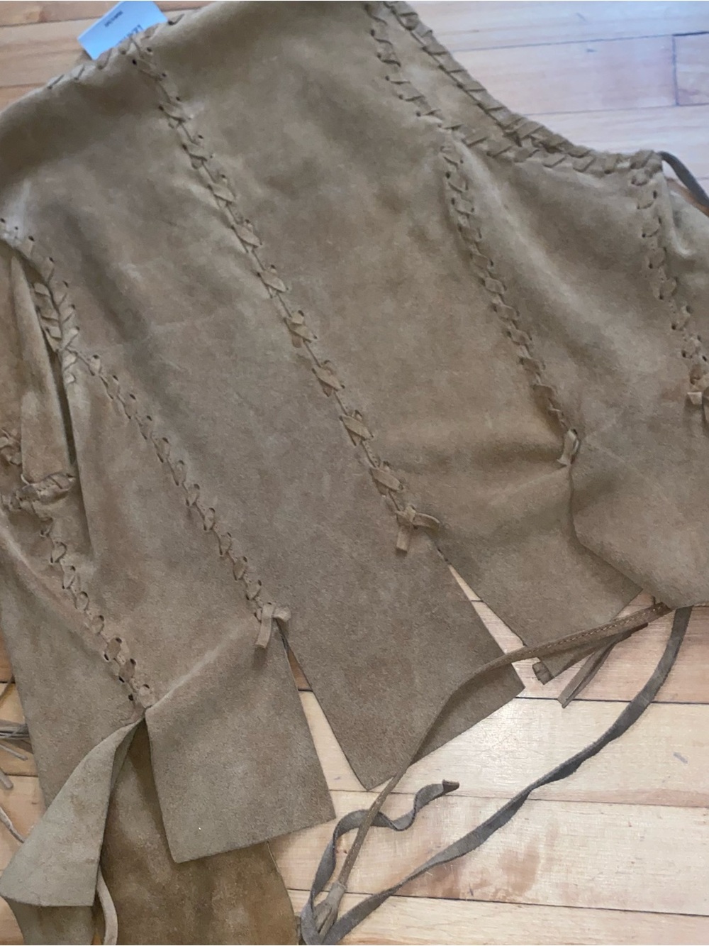 Moschino Tan Suede Fringe Vest - Picture 3 of 3